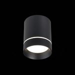 ST115.432.07 Светильник потолочный Черный LED 1*7W 3000K 490Lm Ra&gt;90 120° IP20 D79xH100 170-240V
