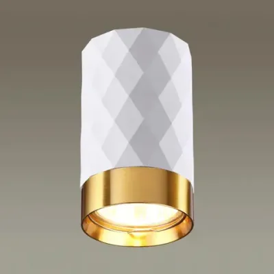 4286/1C HIGHTECH ODL22 329 белый/золотистый/металл Потолочный светильник IP20 LED GU10 max 10W AD ASTRUM