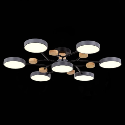 SLE6006-702-07 Светильник потолочный Серый/Серый LED 7*12W 3000K/4500K/6000K