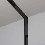 Коннектор угловой внутренний, встраиваемый под ГКЛ 12,5 мм Basity, черный, TRA172ICL-12B. TM Maytoni