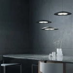 Подвесной светильник с металлическим плафоном 90328/1 черный, LED