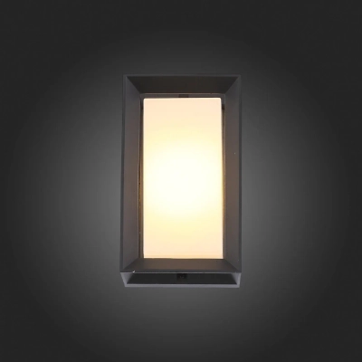 SL077.411.01 Светильник уличный настенный ST-Luce Черный/Белый LED 1*6W 3000K