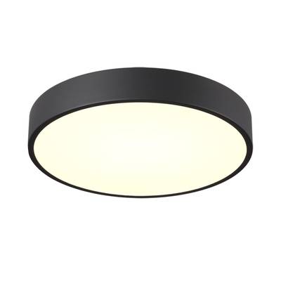 7758/36L MITRA LED SN Светильник металл/акрил/черный LED 30Вт+6Вт(подсветка) 4000K D400 IP20 QUASAR
