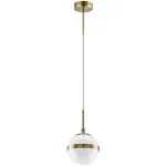 813111 Подвес GLOBO 1х40W E14 electroplating bronze/white Lightstar