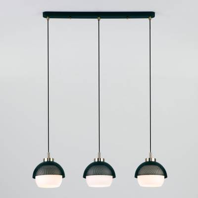 Подвесной светильник 50106/3 античная бронза/черный