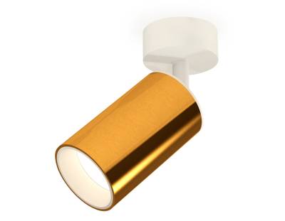 Комплект накладного поворотного светильника XM6327001 PYG/SWH золото желтое полированное/белый песок MR16 GU5.3 (A2202, C6327, N6110)