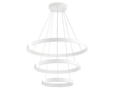Светильник подвесной светодиодный FL5887/3 WH белый 90W 3000K/4200K/6400K D800/600/400*1200 (без ПДУ)