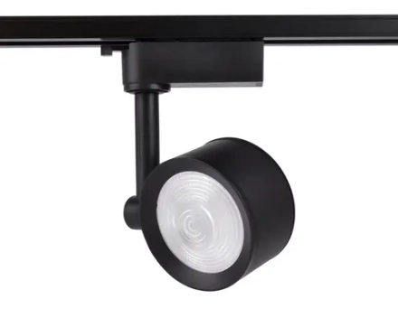 Трековый однофазный светодиодный светильник GL6392 BK черный LED 12W 4200K 24°
