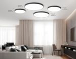 Светильник светодиодный потолочный FV5542 BK черный LED 130W 4200K D800*58 (Без ПДУ)