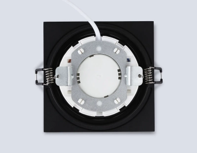 Светильник встраиваемый TN51804 BK черный GX53 max 15W 110*110*23