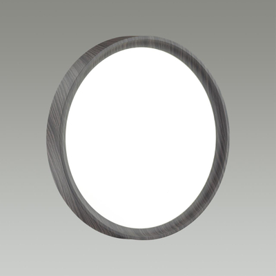 7627/CL PALE SN 175 Светильник пластик/белый/венге под дерево LED 30Вт 4000К D330 IP43 WOODI
