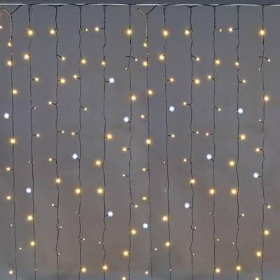 A-943 WW/W FLASH сведодиодный занавес 2*2м 300LED, провод темно-зелёный