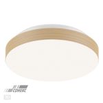 3066/AL MINI SN 159 Светильник пластик/белый/под светлое дерево LED 12Вт 4000К D215 IP43 SMALLI
