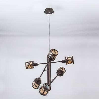 Citilux Гессен CL536165 Люстра подвесная поворотная Венге