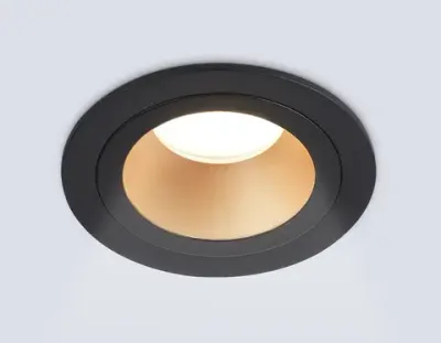 Светильник встраиваемый TN102825 BK/GD черный/золото GU5.3 D92*50