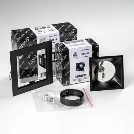 D51707BMOD Светильник DOMINO QUADRO под LED модуль/лампу МR16 (214517+214507+214007)