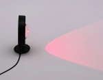 Атмосферная светодиодная настольная лампа с пультом DE8383 BK черный LED RGB 3W (ПДУ RGB)