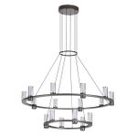 7143/110L HIGHTECH ODL26 Подвесной светильник  черный gun powder/акрилл/металл IP20 LED 93W 5960Лм 3000K 220V DEFANCE