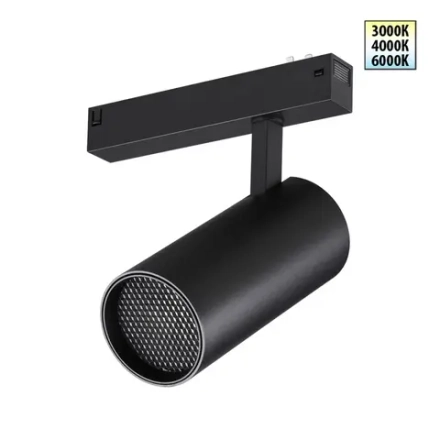 359960 PORT NT25 220 черный Трековый светильник с переключ. цв. темпер. IP20 LED 3000К\4000К\6000К 30W 90-240V VECTOR