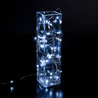 Гирлянда нить "Роса" белый на батарейках 3м IP20 400-006 белый 3м IP20