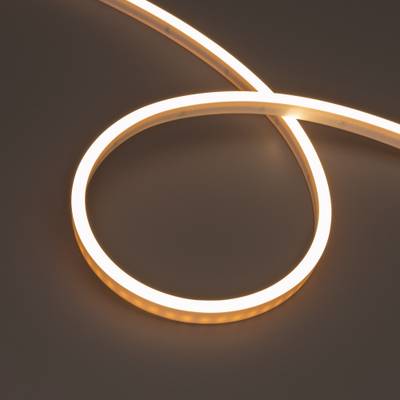 Лента герметичная WAVE-SIDE-PU-A120-06x12mm 24V Warm3000 (8 W/m, IP68, 1m, wire x1) (Arlight, Вывод прямой, 3 года)