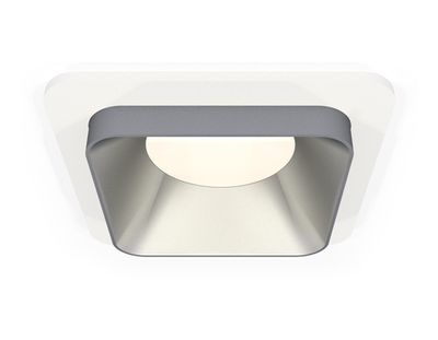 Комплект встраиваемого светильника XC7901003 SWH/SSL белый песок/серебро песок MR16 GU5.3 (C7901, N7703)