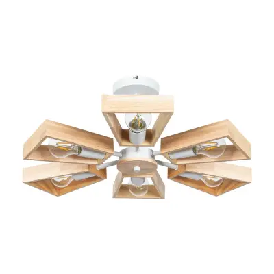 Потолочная люстра Arte Lamp BRUSSELS A8030PL-6WH, 6хE27