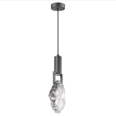 6695/5L MIDCENT ODL24 339 Подвесной светильник брашир. черный/металл/стекло IP20 LED 5W 200Лм 3000K LIA