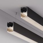 Профиль SL-LINE-4050-3L-2000 ANOD BLACK (Arlight, Алюминий)