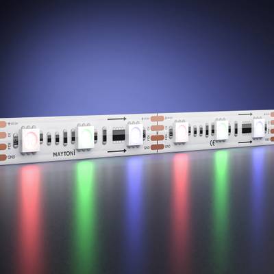 Светодиодная лента 12В 5050 14,4Вт/м RGB 5м IP 67 201244. TM Maytoni