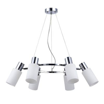 SLE1139-103-06 Люстра подвесная Хром/Белый E14 6*60W