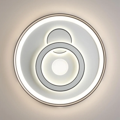 7785/85L PIKO LED SN 607 Светильник металл/белый/бронза LED 85Вт 3000-6500K D490 IP20 пульт ДУ GEMINI