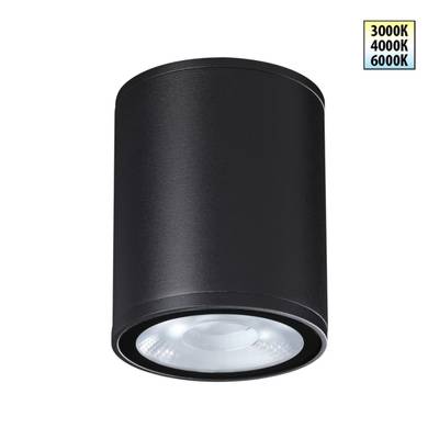 359535 STREET NT25 698  черный Светильник ландшафтный с переключ. цветовой температуры IP65 LED 10W 100-240V 3000К\4000К\6000К TUMBLER