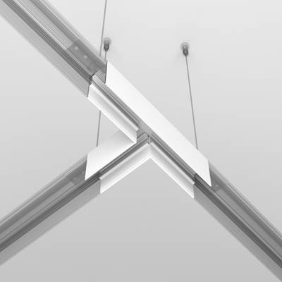 Коннектор Т-образный Exility накладной белый, TRA034CT-41W. TM Maytoni