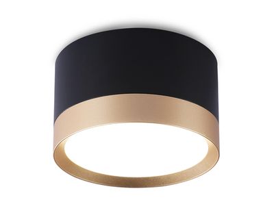 Накладной точечный светильник GX53 TN52359 BK/GD черный/золото GX53 max 12W D82*50