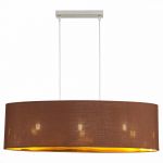 SLE300553-03 Светильник подвесной Никель/Кофейный, Золото E27 3*40W