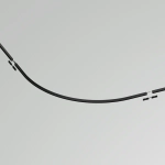 Коннектор радиусный D900 накладной Levity черный, TRA184-R900-11B. TM Maytoni