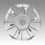 6588/6 MODERNI LN25 146 хром/тонированное стекло, металл/стекло Люстра подвесная E14 6*40W 220V LIBERTI