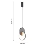 Подвес Grahan 4609-1P, LED*7W, 910LM, 3000K. ТМ F-Promo