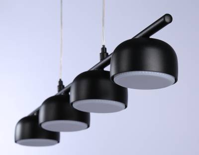 Светильник подвесной TN71039/4 BK черный GX53/4 max 12W 600*80*1100