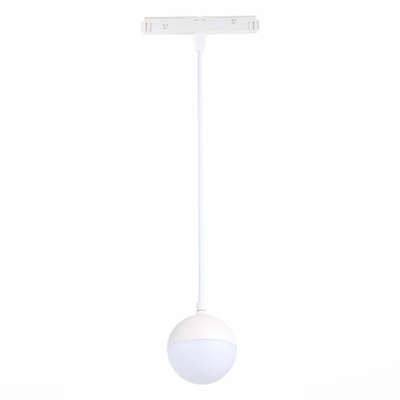 ST358.543.07 Магнитный трековый светильник подвесной белый LED 1*7W 4000K 520Lm Ra>80 120° IP20 D90xH90 48V
