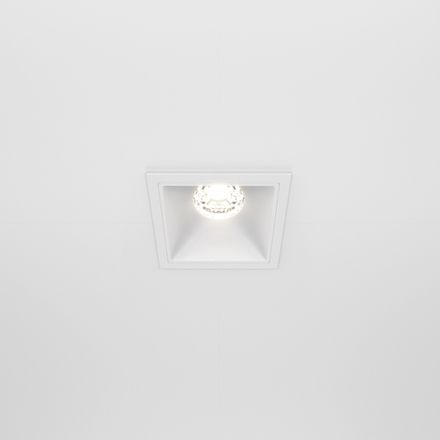 Встраиваемый светильник Alfa LED 4000K 1x10Вт 36° Dim Triac DL043-01-10W4K-D-SQ-W. TM Maytoni