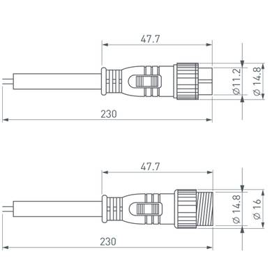 Коннектор питания ARL-LINE-2pin (24V) (Arlight, Закрытый)