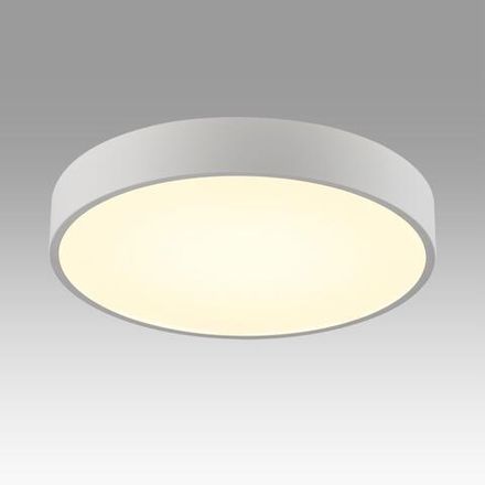 7757/36L MITRA LED SN Светильник металл/акрил/белый LED 30Вт+6Вт(подсветка) 4000K D400 IP20 QUASAR