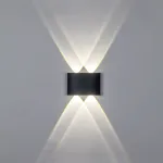 343027 Светильник GEMMA 4х1W LED 440LM G ЧЕРНЫЙ 4000K IP65 Lightstar