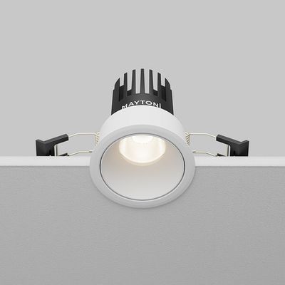 Встраиваемый светильник Dip 4000K 10Вт 50° 2,5 см, DL115-10W-4K-W. TM Maytoni