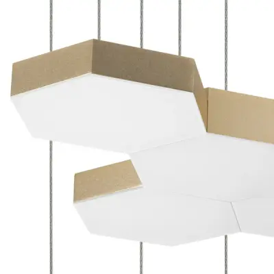 750223 Люстра подвесная FAVO LED-60W 2880LM Satin Gold 4000K Lightstar