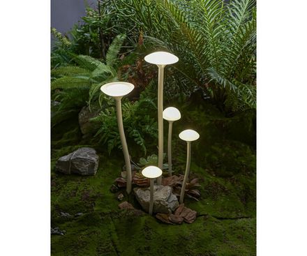 09500-5,01 Светильник уличный Пайк белый h25-54 LED 2*3W+LED 3*2w Cree LED