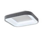 7769/56L AVRA LED SN Светильник металл/белый/серый LED 56Вт+14Вт 3000-6000K 500х500 IP43 пульт ДУ+подсветка SHARMEL