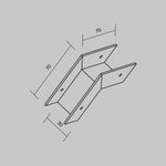 Коннектор внешний для профиля Elasity IP, O-TR001-OC. TM Maytoni
